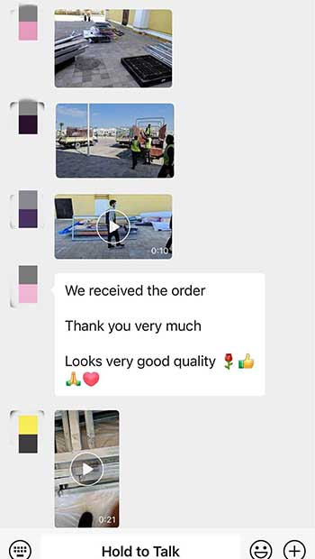 good feedback from client 4