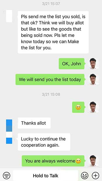 good feedback from client 6