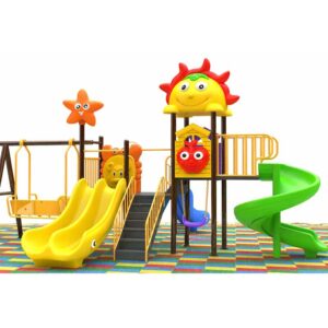 Backyard Small Plastic Playground Sets for Home Use