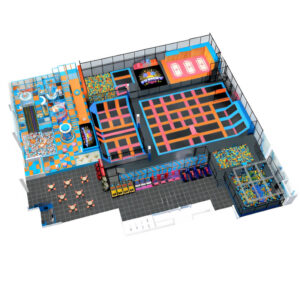 Family Entertainment Sport Center Trampoline Park with Indoor Playground