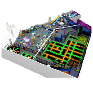 Custom Indoor Trampoline Park Equipment for Commercial Use