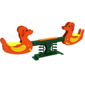 Commercial outdoor playground seesaw for park
