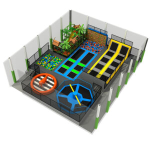 Custom Indoor Trampoline Park Equipment with Free Design