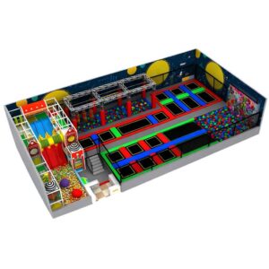 TUV Certificate Approved Indoor Trampoline Park for Amusement Park