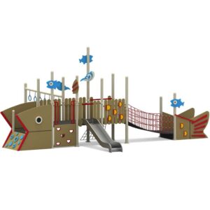 Outdoor HDPE Play Panels Educational Playground for Children