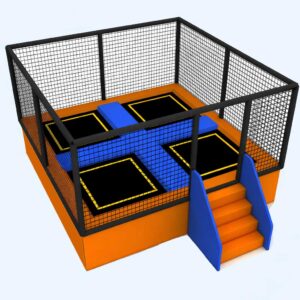 Safe Backyard Outdoor Trampoline for Kids with Safety Net