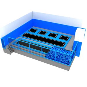 Small Open Trampoline Park for Sale with Foam Pit