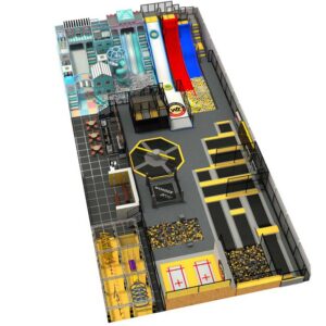 Custom Trampoline Park Equipment for Warehouse