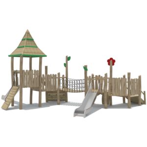 Outdoor Wooden Playground Equipment
