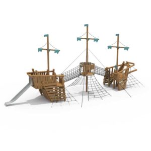 Pirate Ship Wooden Playground