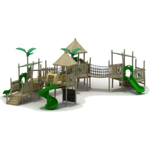 Custom Wooden Playground Set Factory