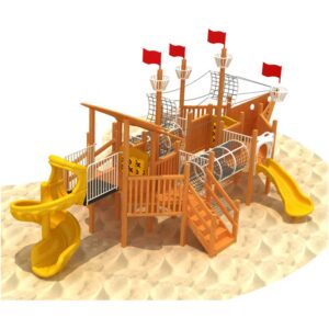 Wooden Pirate Ship Playground Sets