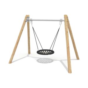 Wooden Playground Swing Set for Backyard