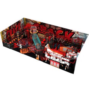 Kids High Quality Indoor Adventure Park Factory