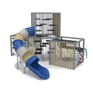 Custom Quad Cube Outdoor Playground Equipment Factory