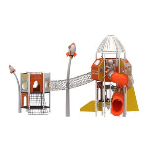 Custom Rocket Outdoor Playground Equipment Factory