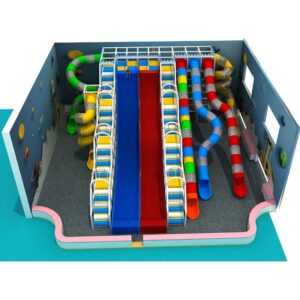 Big Indoor Playground with Various Slides