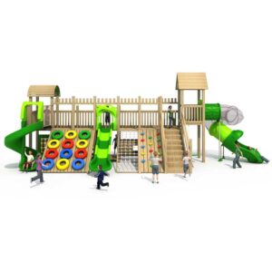 Outdoor Wooden Playground Set