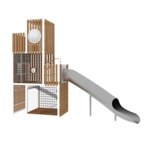 Playground Tower with Stainless Slide