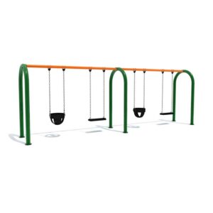 Commercial Double Bay Swing Set
