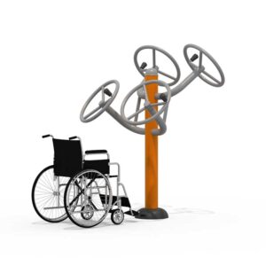 Inclusive Park Fitness Equipment - Tai Chi Wheel Trainer