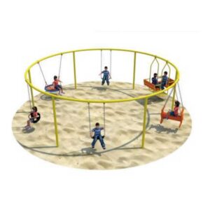 Multi-User Commercial Playground Swing