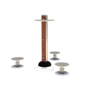 WPC Outdoor Fitness Equipment for Parks