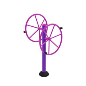 outdoor gym arm wheel machine