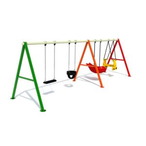 outdoor playground swing set