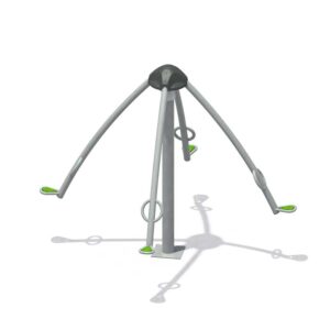 4-Seat Rotating Playground Swing