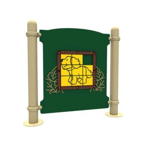 Cartoon Sliding Puzzle Game Sensory Play Panel