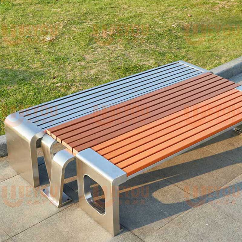 China Manufacturer Stainless Steel Park Bench