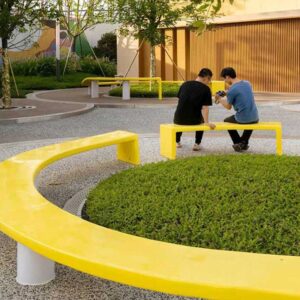 Commercial Fiberglass Bench