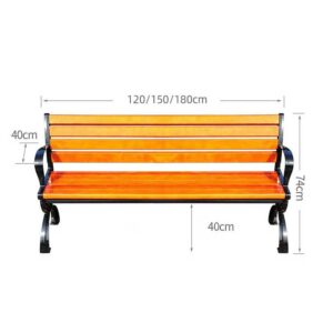 Commercial WPC Park Bench