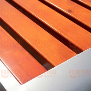 Details of Stainless Steel Park Bench