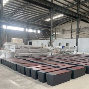 Fiberglass outdoor park bench