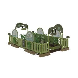 Garden Bed with Fence
