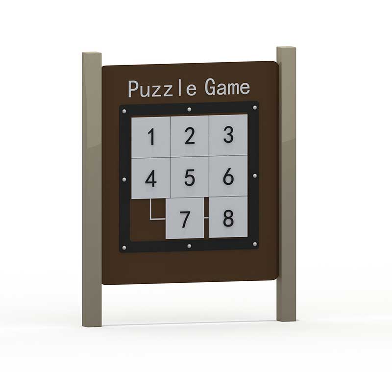 Number Sliding Puzzle Playground Interactive Play Panel