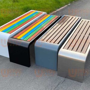 Stainless Steel Park Bench Custom