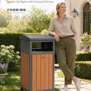 outdoor garbage bin