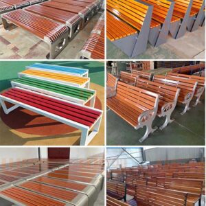 outdoor park bench